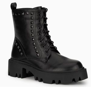 Olivia Miller Studded Combat Boots